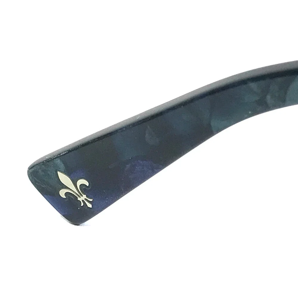 Seraphin Eyeglasses Frames REGENCY/8695 Blue Stone Green Black 52-17-145